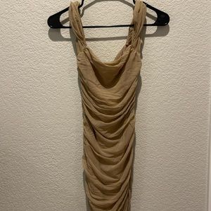 Princess polly tan charvi dress